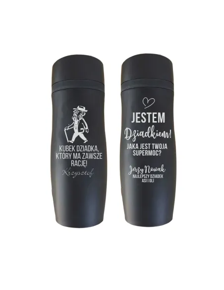 Kubek Termiczny Grawerem Babci Dziadka Termos dla Babci