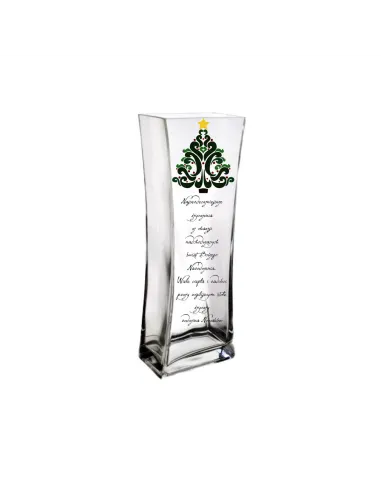 Wazon z Nadrukiem na Prezent na Święta Boże Narodzenie