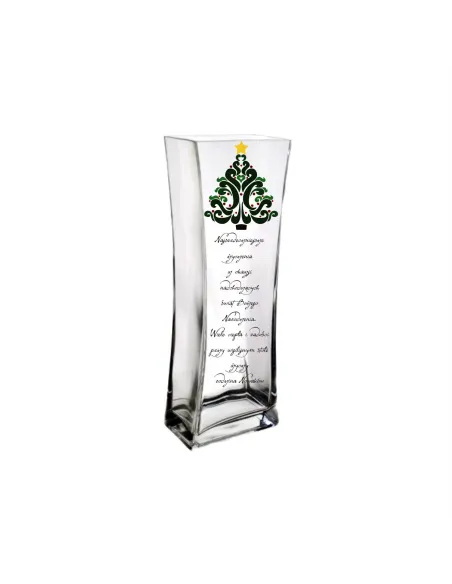 Wazon z Nadrukiem na Prezent na Święta Boże Narodzenie