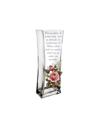 Wazon Nadrukiem Prezent Okazji Urodzin Imienin z Nadrukiem