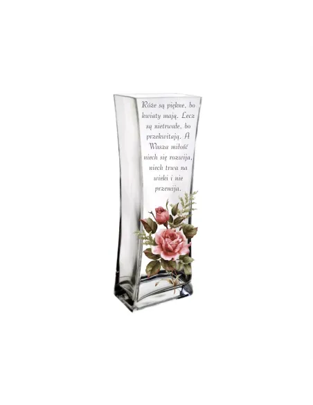 Wazon Nadrukiem Prezent Okazji Urodzin Imienin z Nadrukiem