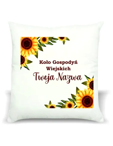 Foto Poduszka Koło Gospodyń Wiejskich KGW Twoim Tekstem