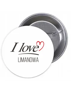 Przypinki Buttony Love Limanowa Znaczki Badziki Grafiką