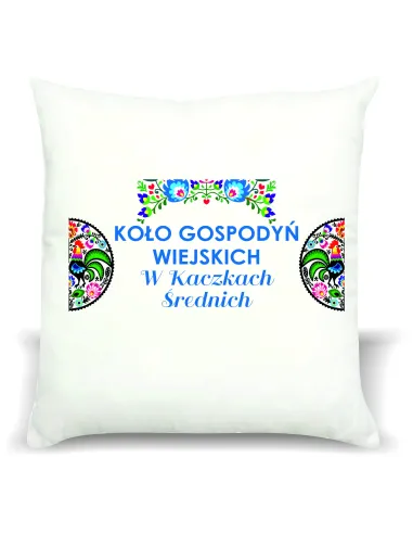 Foto Poduszka Koło Gospodyń Wiejskich KGW Twoim Tekstem