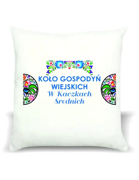 Foto Poduszka Koło Gospodyń Wiejskich KGW Twoim Tekstem