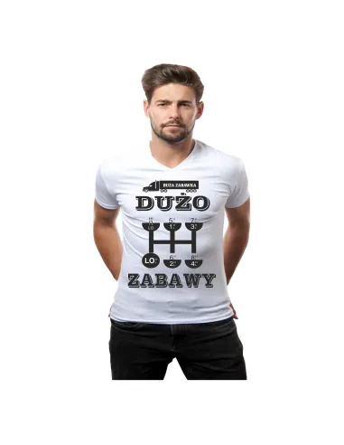 Koszulka z Nadrukiem – Duża Zabawka Dużo Zabawy Reklamowy