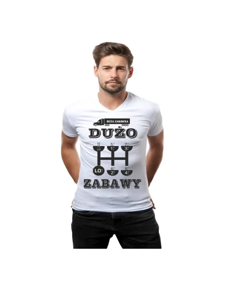 Koszulka z Nadrukiem – Duża Zabawka Dużo Zabawy Reklamowy