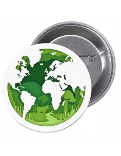 Przypinki Buttony Ekologia Znaczki Badziki Grafiką