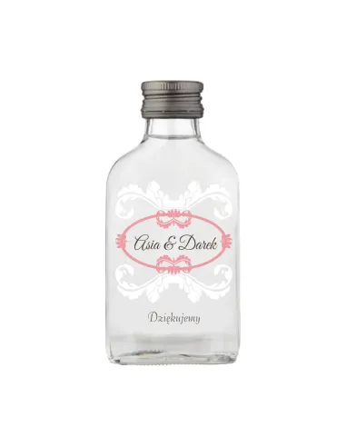 Butelka Piersiówka Podziękowania z Nadrukiem na Prezent