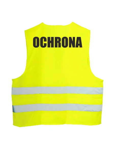 Kamizelka Odblaskowa 1 szt – Nadrukiem Tył Ochrona 1 szt