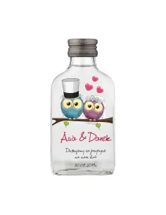 Butelki z Nadrukiem na Wesele Prezent 100 ml na Prezent