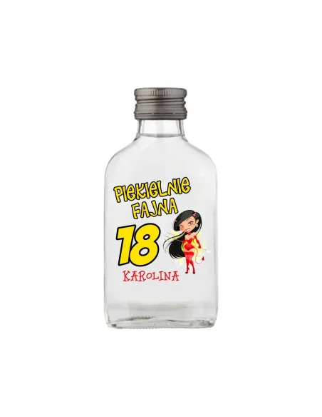 Butelki z Nadrukiem Podziękowania Gości 18 na Prezent