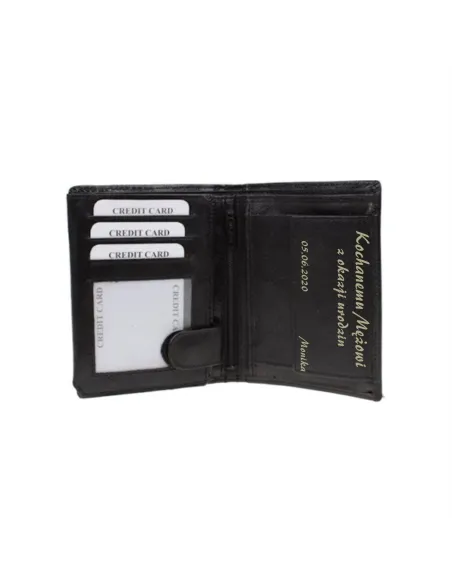 Portfel z Grawerem Prezent dla Męża Chłopaka na Prezent