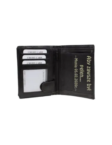 Portfel z Grawerem Prezent Walentynki Chłopaka – Prezent