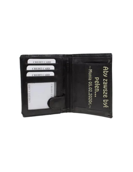 Portfel z Grawerem Prezent Walentynki Chłopaka – Prezent