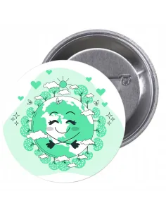 Przypinki Buttony Ekologia Znaczki Badziki z Gotowy Projekt