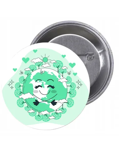 Przypinki Buttony Ekologia Znaczki Badziki z Gotowy Projekt