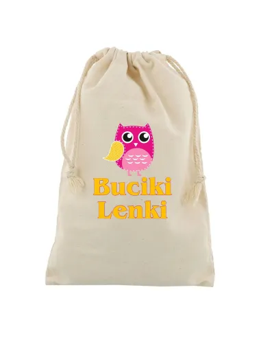 Worek z Nadrukiem Buciki Personalizowany Imię na Zamówienie