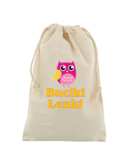 Worek z Nadrukiem Buciki Personalizowany Imię na Zamówienie
