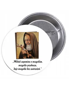 Przypinki Buttony Religijne Znaczki Badziki z Grafiką