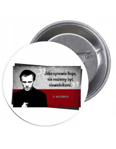 Przypinki Buttony Religijne Znaczki Badziki Personalizowany