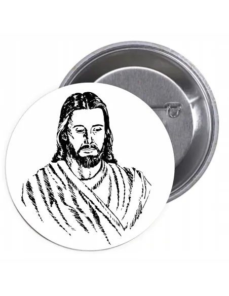 Przypinki Buttony Religijne Znaczki Badziki z Projektem