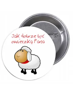 Przypinki Buttony Religijne Jak Dobrze Być Owieczką Pana