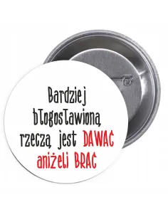 Przypinki Buttony Religijne Znaczki Badziki Reklamowy