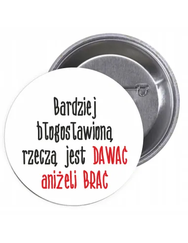 Przypinki Buttony Religijne Znaczki Badziki Reklamowy