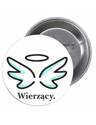 Przypinki Buttony Religijne – Wierzący Znaczki Badziki