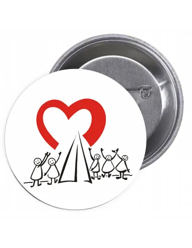 Przypinki Buttony Religijne Znaczki Badziki z Nadrukiem