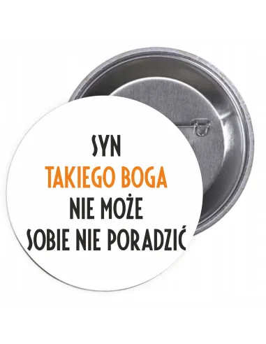 Przypinki Buttony Religijne Znaczki Badziki do Firmy