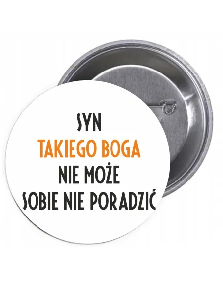 Przypinki Buttony Religijne Znaczki Badziki do Firmy