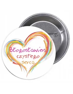 Przypinki Buttony – Błogosławieni Czystego Serca Znaczki