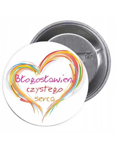 Przypinki Buttony – Błogosławieni Czystego Serca Znaczki