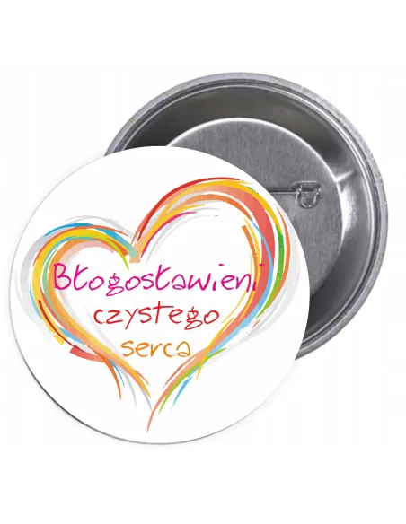 Przypinki Buttony – Błogosławieni Czystego Serca Znaczki