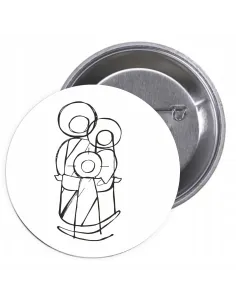 Przypinki Buttony Religijne Znaczki Badziki Prezentowy