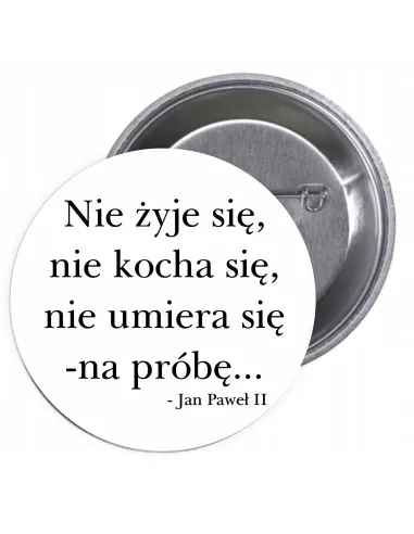 Przypinki Buttony Religijne Znaczki Badziki z Pamiątkowe