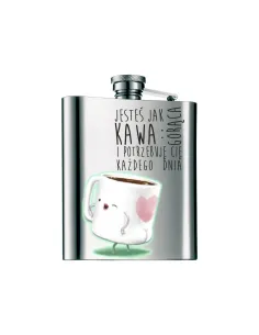 Piersiówka Nadruk Prezent Walentynki – Śmieszny Wzór