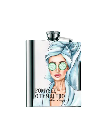 Piersiówka Prezent Dzień Kobiet z Nadrukiem na Prezent