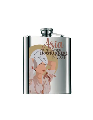 Piersiówka Prezent Dzień Kobiet Żony Kobiety z Nadrukiem