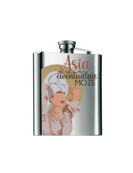 Piersiówka Prezent Dzień Kobiet Żony Kobiety z Nadrukiem