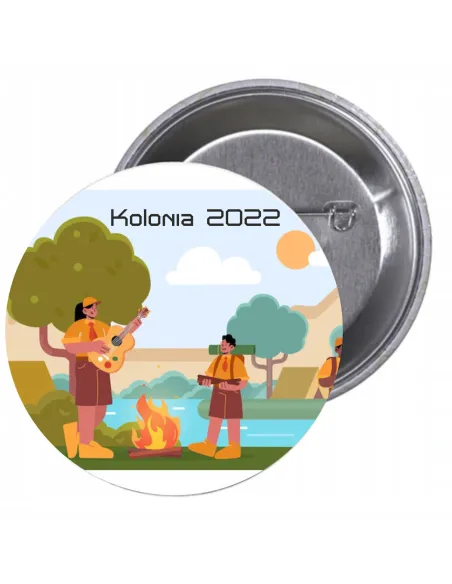 Przypinki Buttony – Kolonia 2022 Znaczki Badziki Grafiką