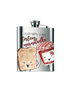 Piersiówka z Nadrukiem Prezent na Prezent Walentynki Wybór