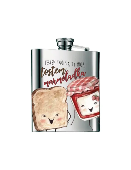 Piersiówka z Nadrukiem Prezent na Prezent Walentynki Wybór