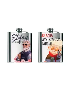 Piersiówka z Nadrukiem UV na Prezent na Dzień Dziadka