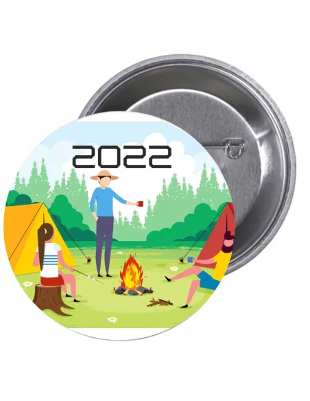 Przypinki Buttony Kolonie Półkolonie Znaczki Badziki Grafiką