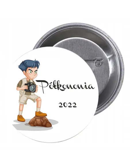 Przypinki Buttony Półkolonia 2022 Znaczki Badziki Reklamowy
