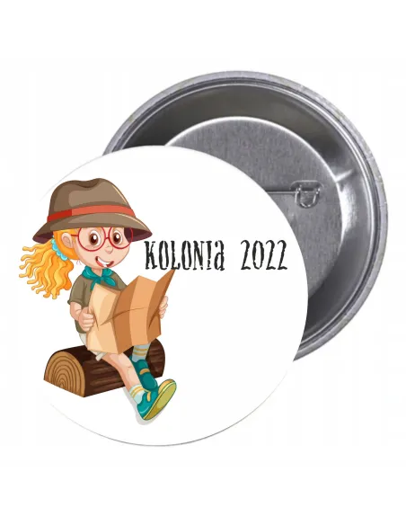 Przypinki Buttony Kolonia 2022 Znaczki na Zamówienie