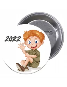 Przypinki Buttony Kolonie i Półkolonie Znaczki z Projektem